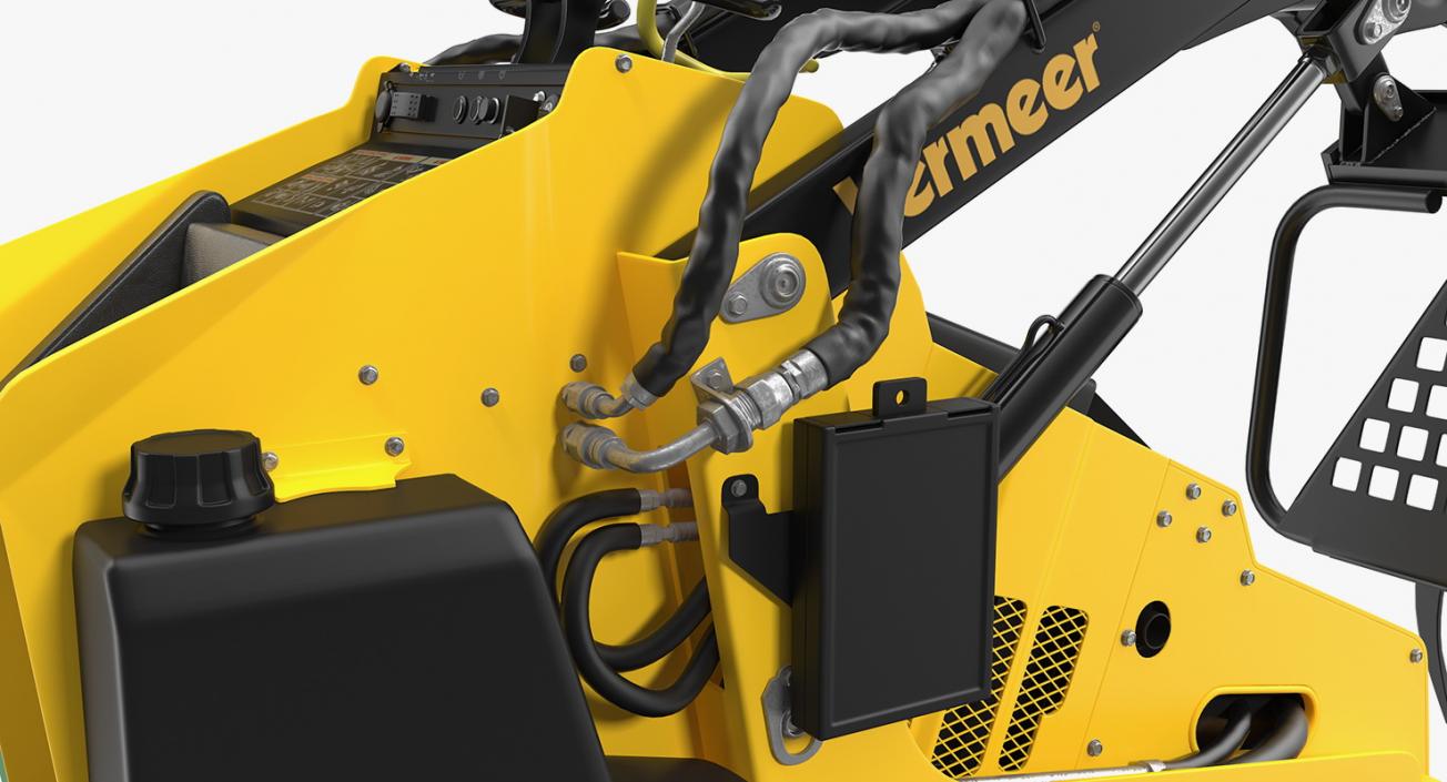 3D Mini Skid Steer Vermeer Rigged 3D Models Collection