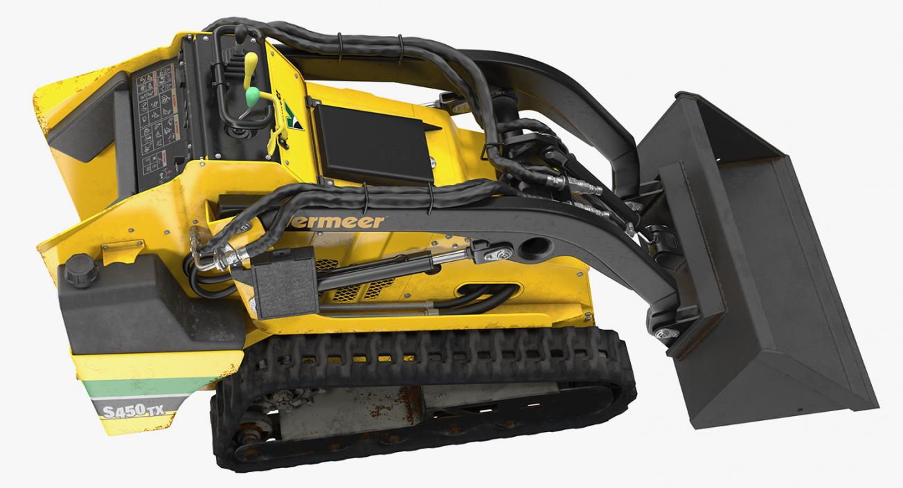 3D Mini Skid Steer Vermeer Rigged 3D Models Collection