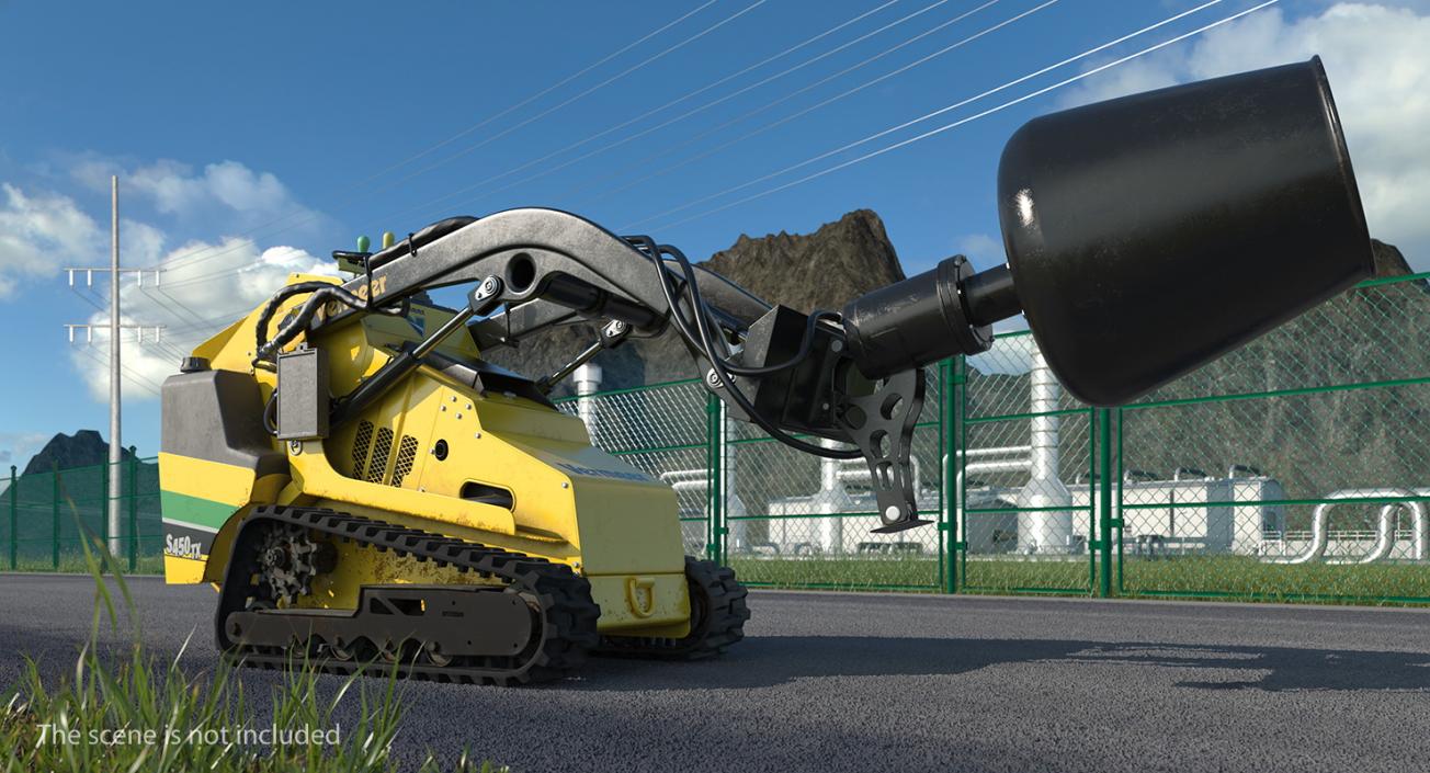 3D Mini Skid Steer Vermeer Rigged 3D Models Collection