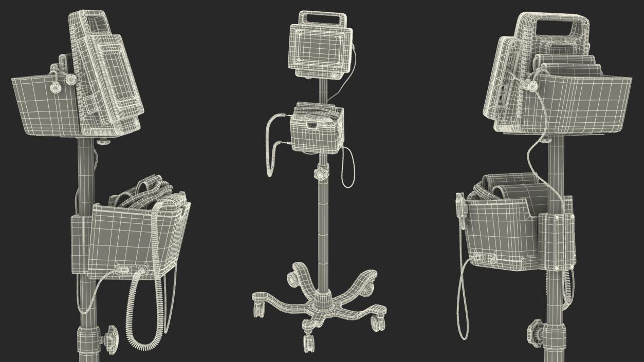 3D Spot Check Vital Signs Monitor with Stand