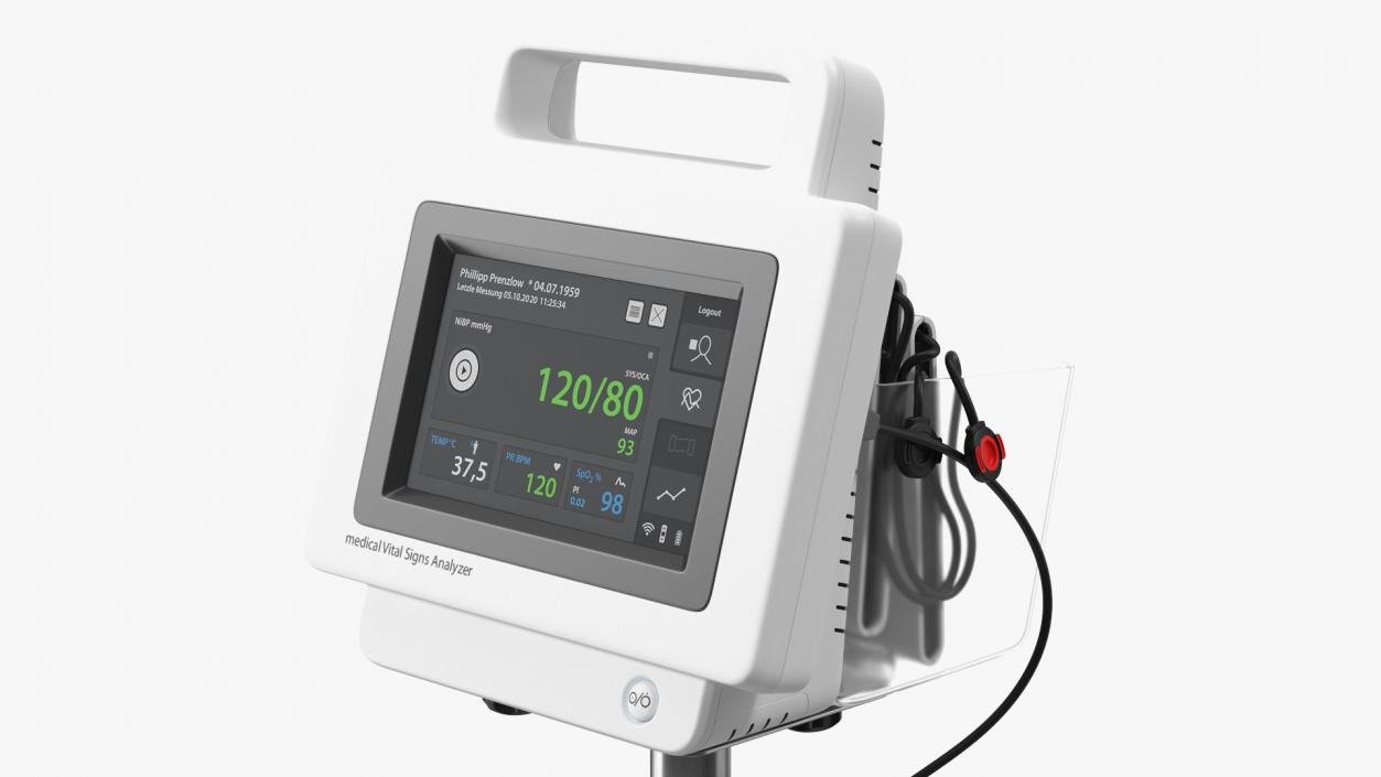 3D Spot Check Vital Signs Monitor with Stand