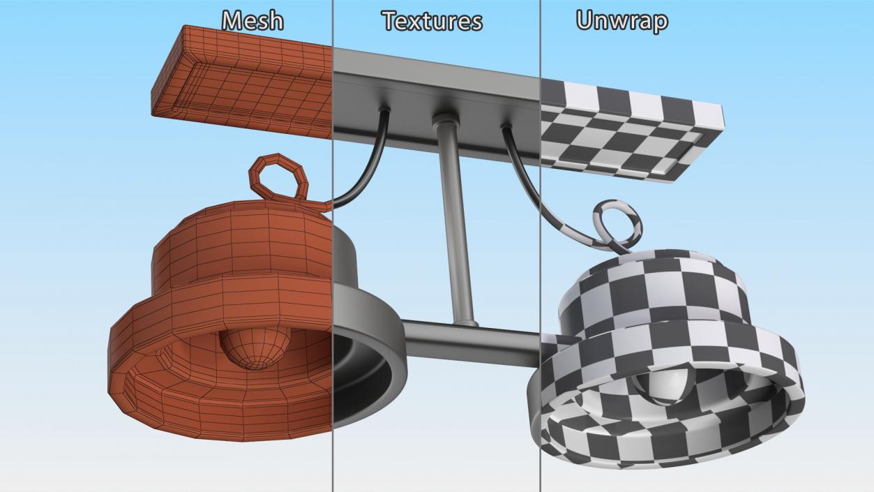 Classroom Lamp 3D model