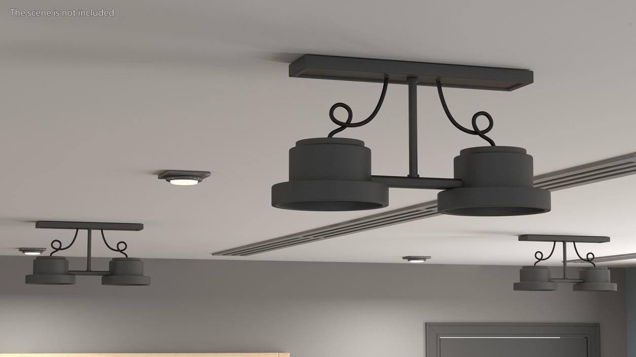 Classroom Lamp 3D model