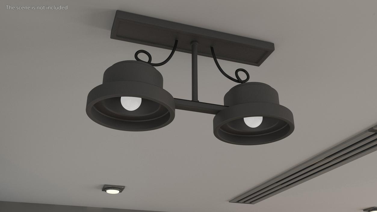 Classroom Lamp 3D model