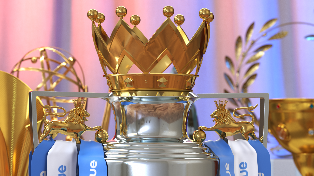 3D model Barclays Premier League Trophy