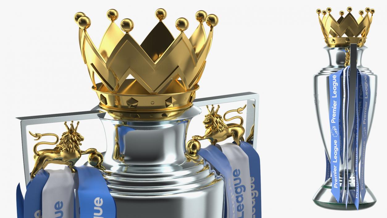 3D model Barclays Premier League Trophy