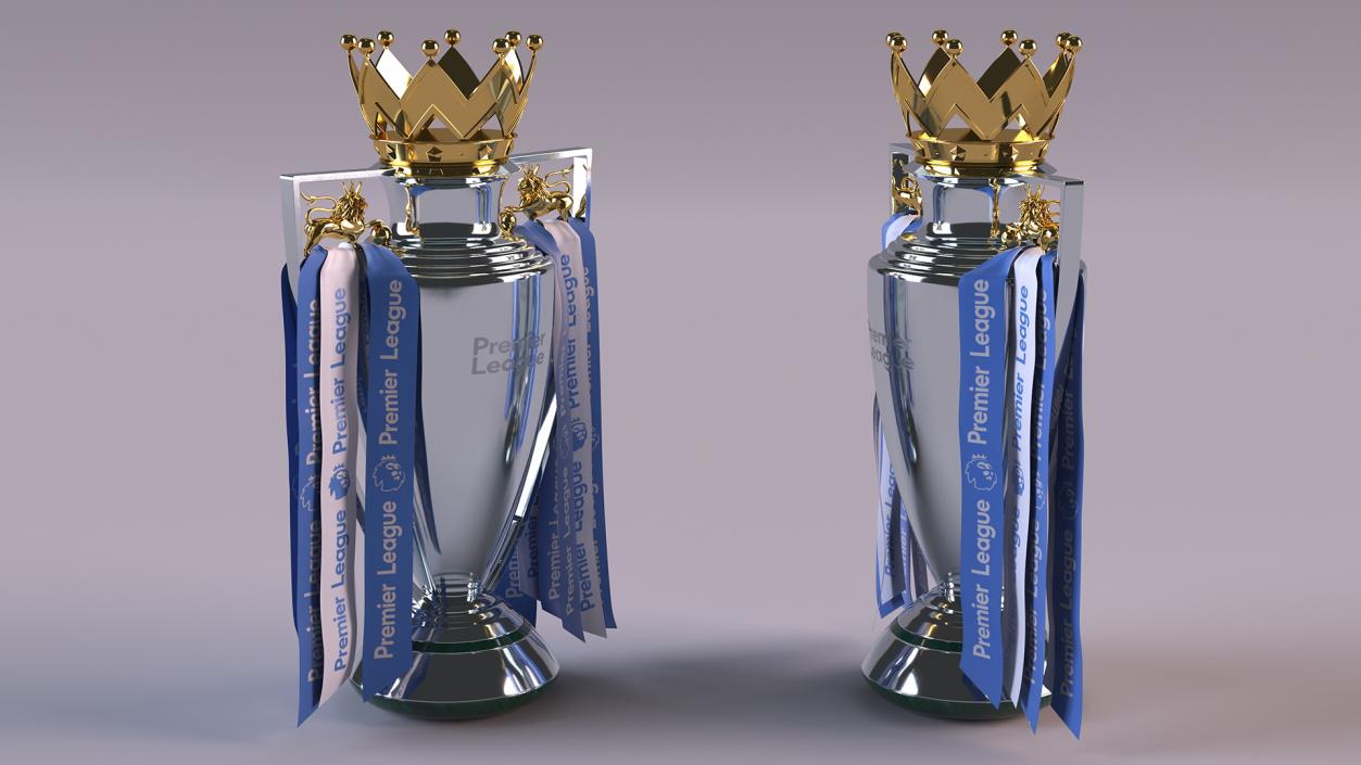 3D model Barclays Premier League Trophy