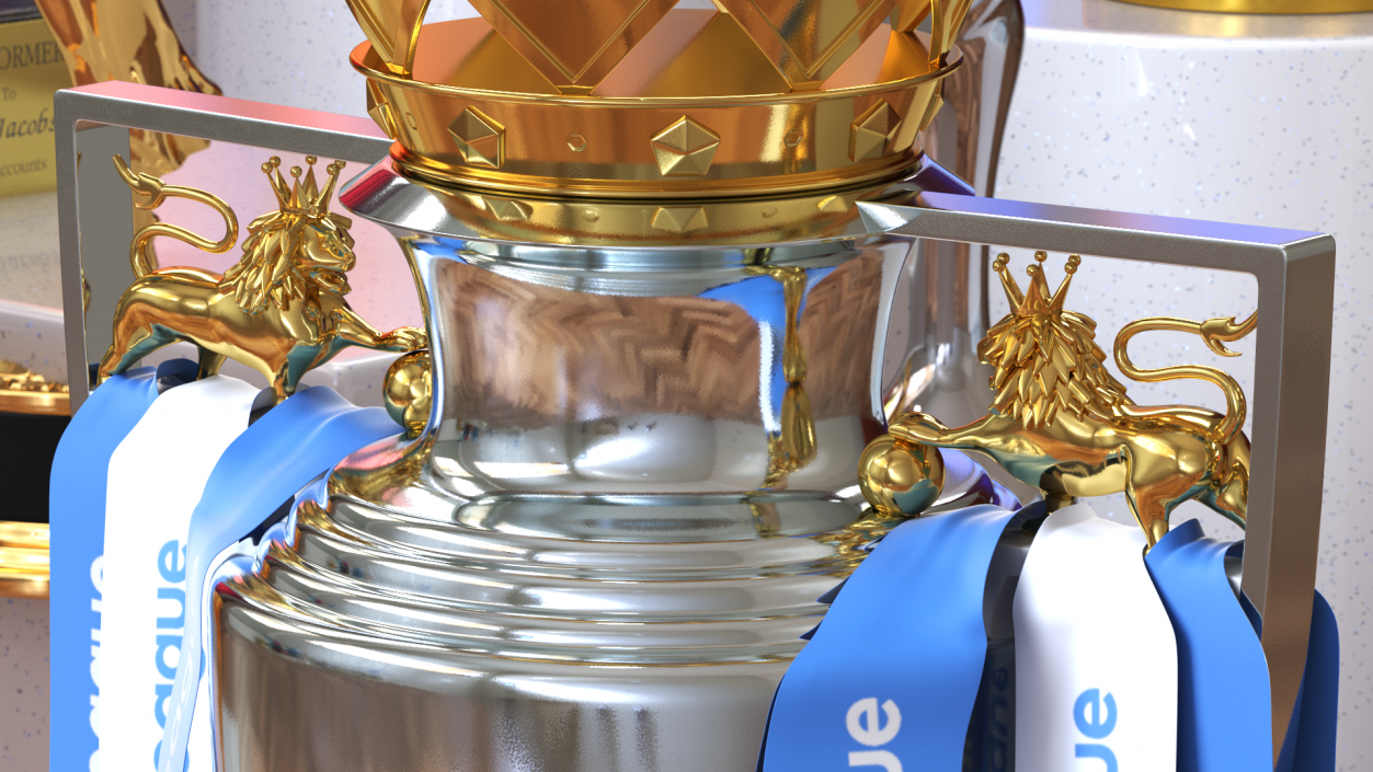 3D model Barclays Premier League Trophy