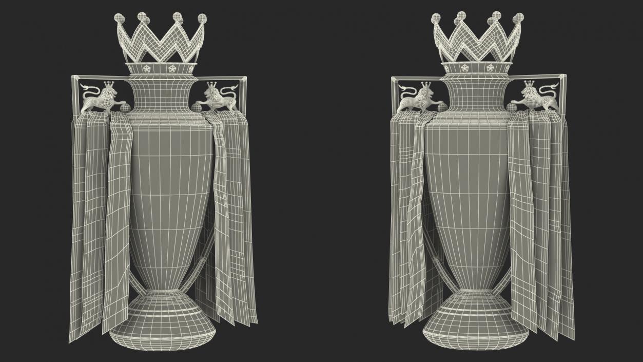 3D model Barclays Premier League Trophy