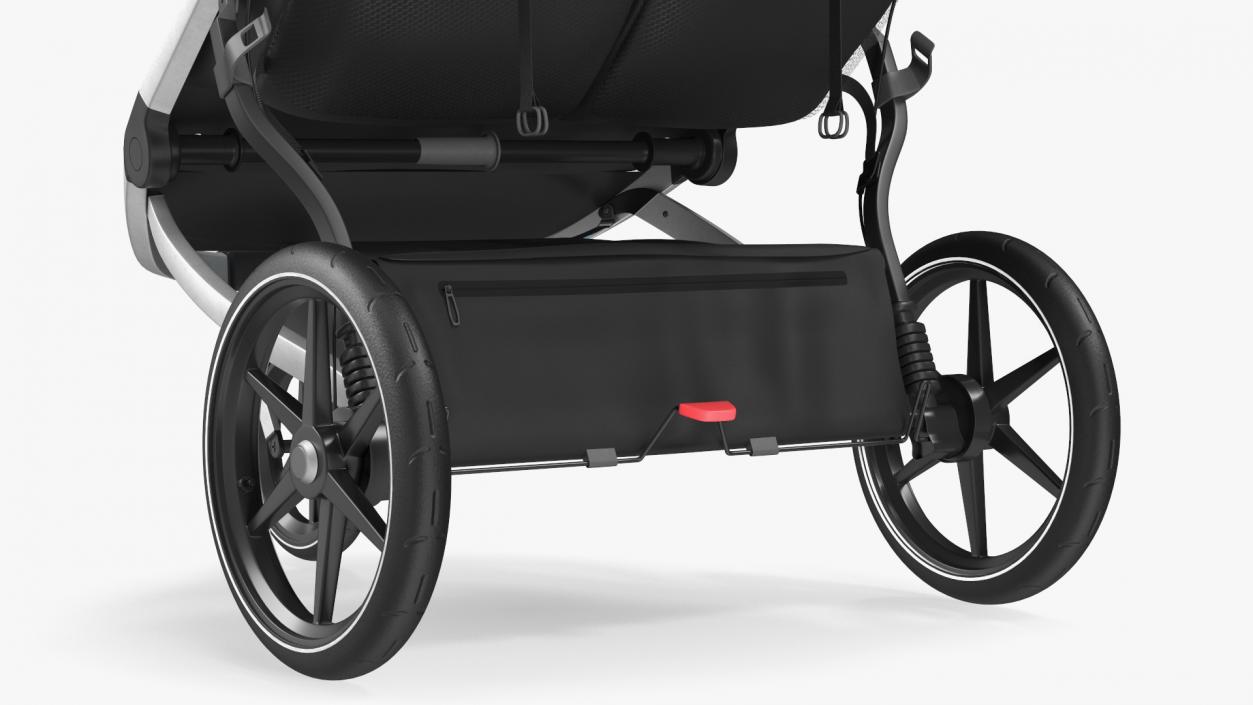 3D model Thule Urban Glide 2 Double Stroller