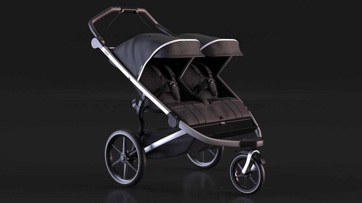 3D model Thule Urban Glide 2 Double Stroller