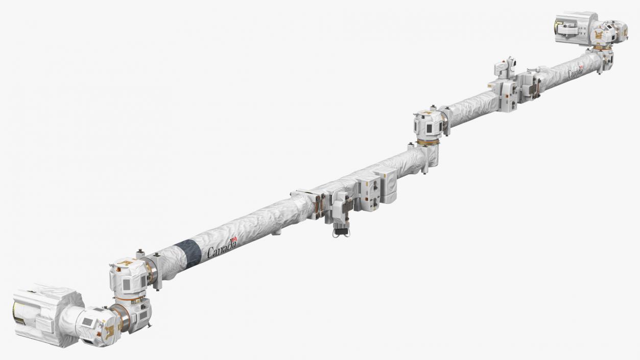 3D Canadarm2 ISS Remote Manipulator System Rigged