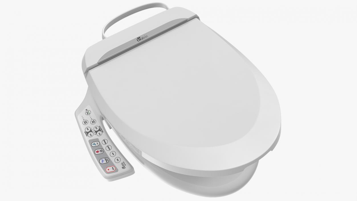 Bio Bidet BB600 Ultimate Bidet Toilet Seat Elongated 3D