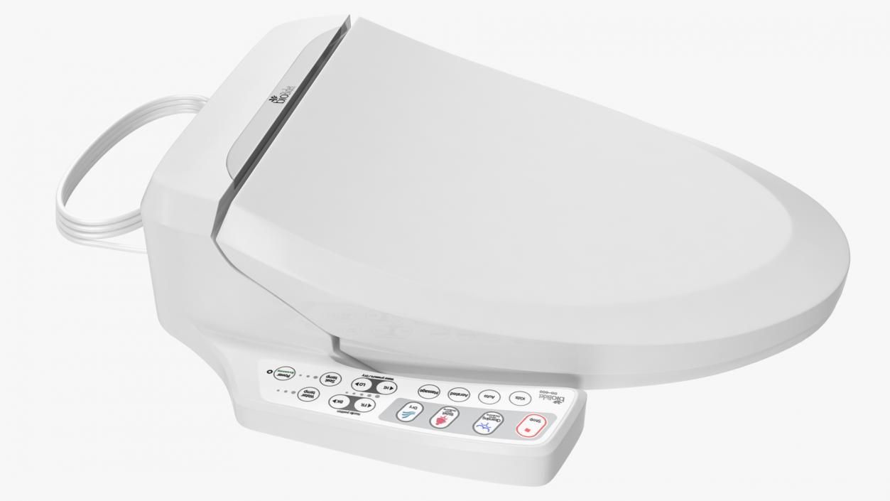 Bio Bidet BB600 Ultimate Bidet Toilet Seat Elongated 3D