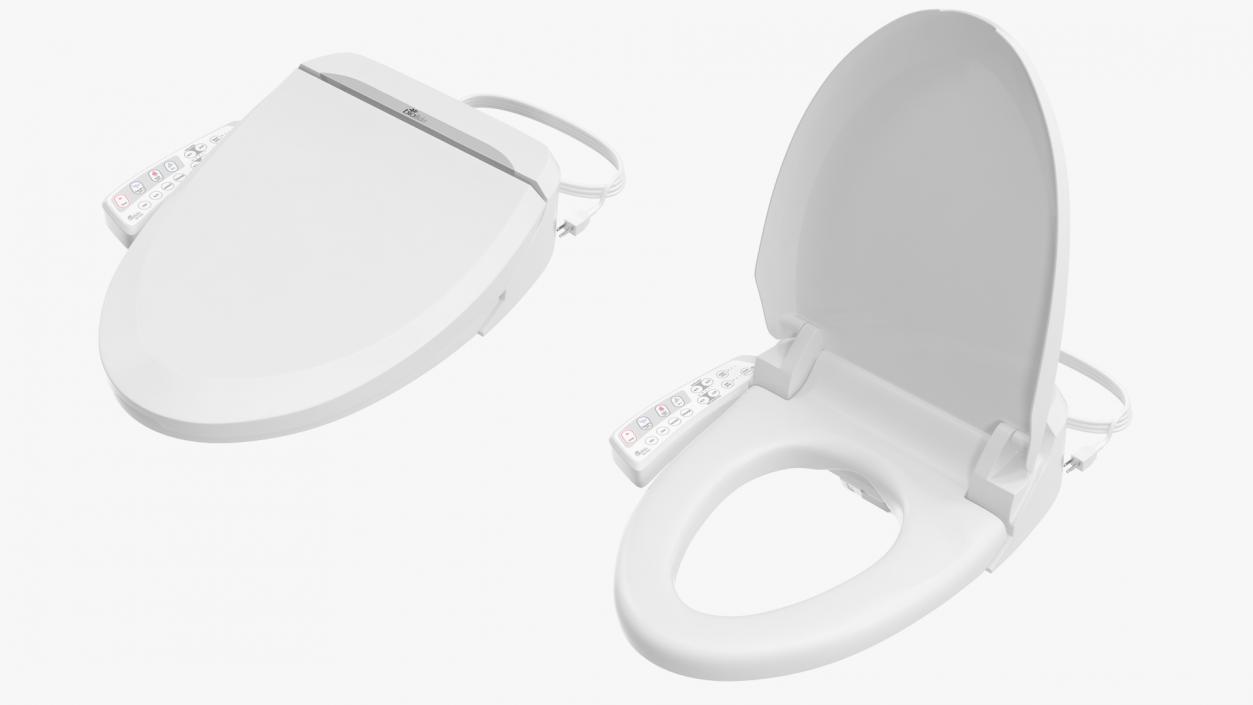 Bio Bidet BB600 Ultimate Bidet Toilet Seat Elongated 3D