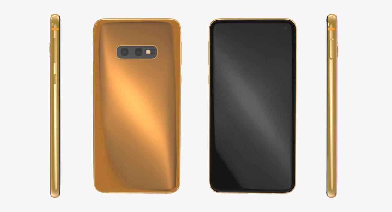 3D model Smartphone Orange Generic