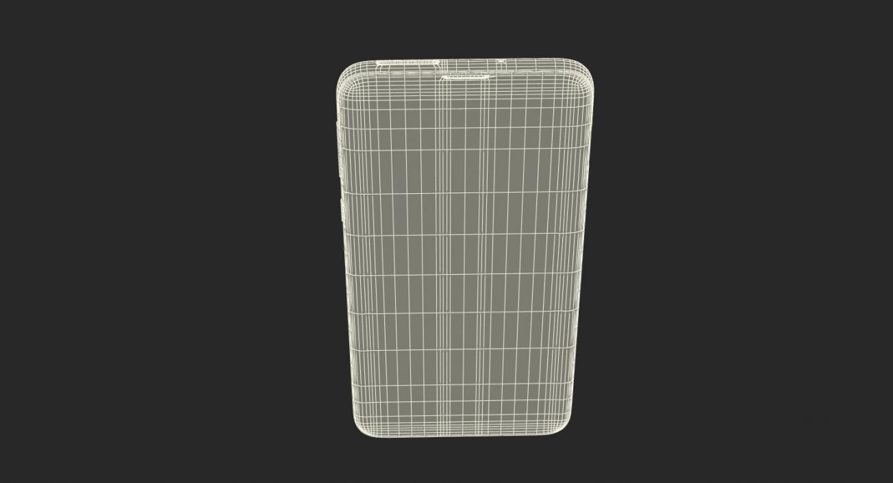 3D model Smartphone Orange Generic