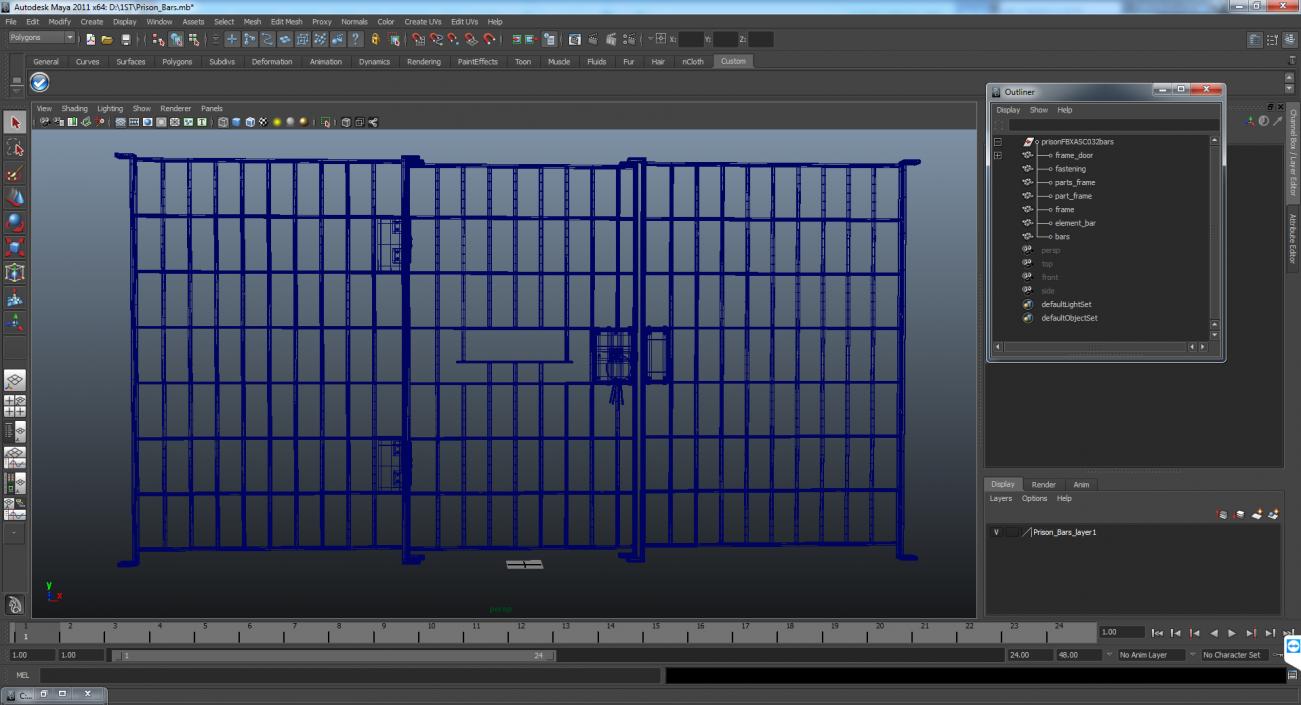 3D Prison Bars