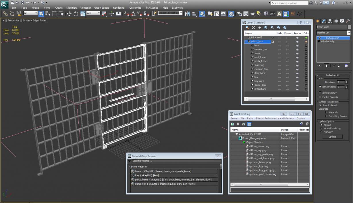 3D Prison Bars