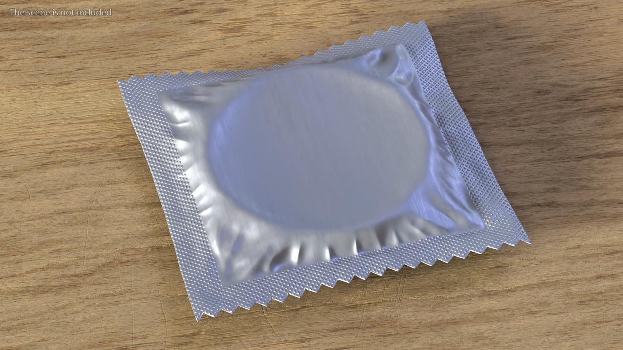 3D Condom Transparent Package