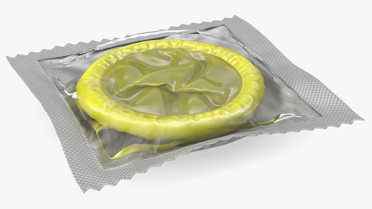 3D Condom Transparent Package