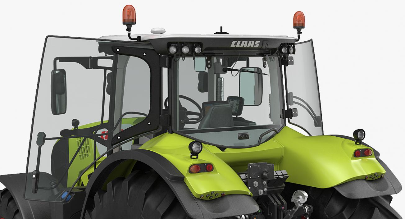 New Tractor Claas Axion 800 Rigged 3D model