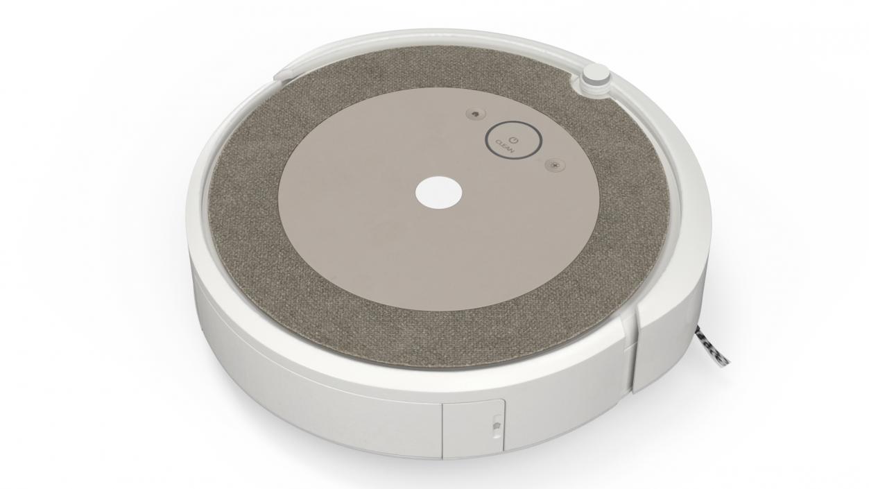 Robot Vacuum Cleaner on Station White 3D