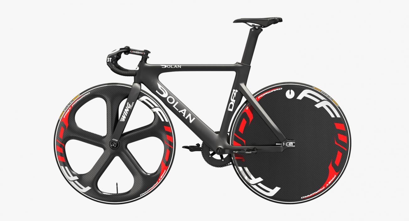 Carbon Track Bike Dolan DF4 3D