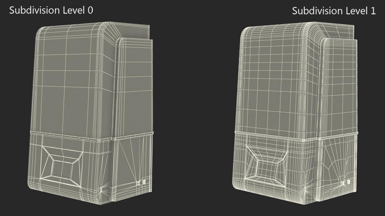 3D model Printer with Plastic Case