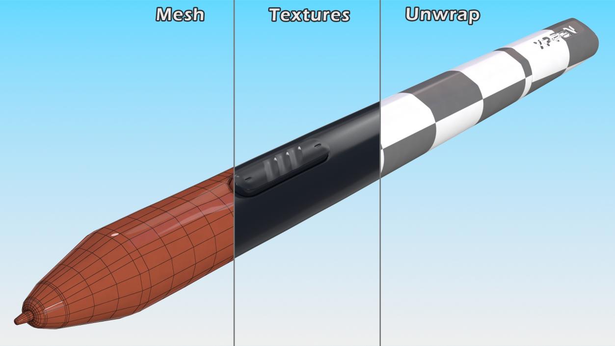 3D Digital Pen Stilus for Grafic Tablet