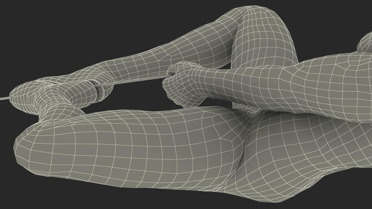 3D Spider Man Hanging Pose model