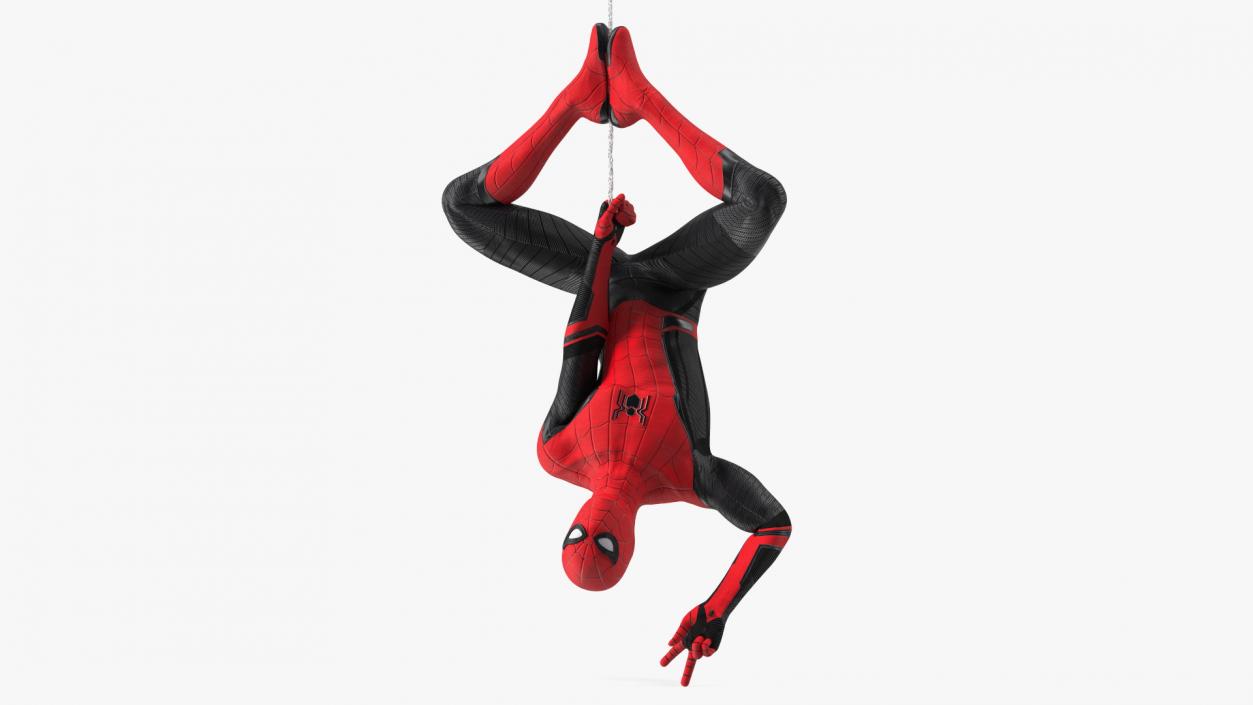 3D Spider Man Hanging Pose model