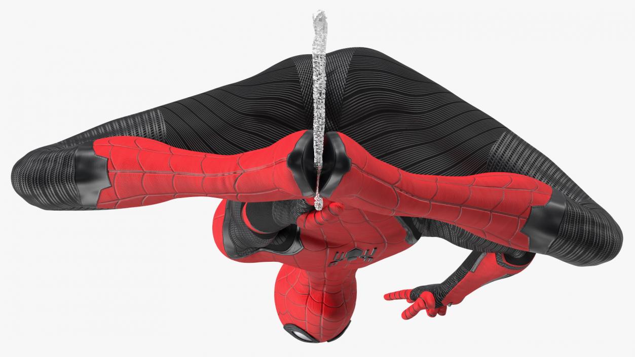 3D Spider Man Hanging Pose model