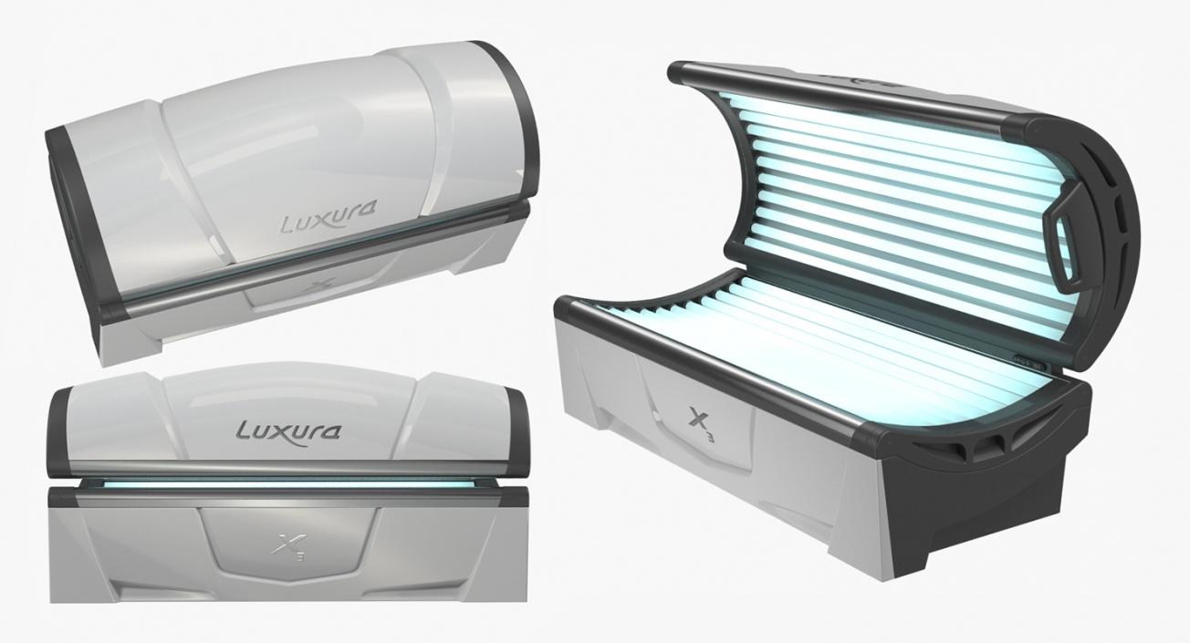 3D Horizontal Solarium Luxura