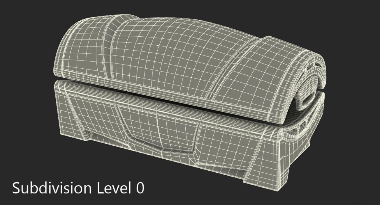 3D Horizontal Solarium Luxura