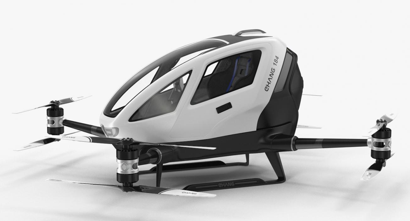 3D model Autonomous Aerial Vehicle Ehang 184