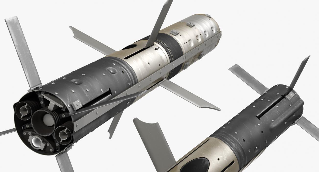 3D Millitary Missiles and Rockets Collection 3 model