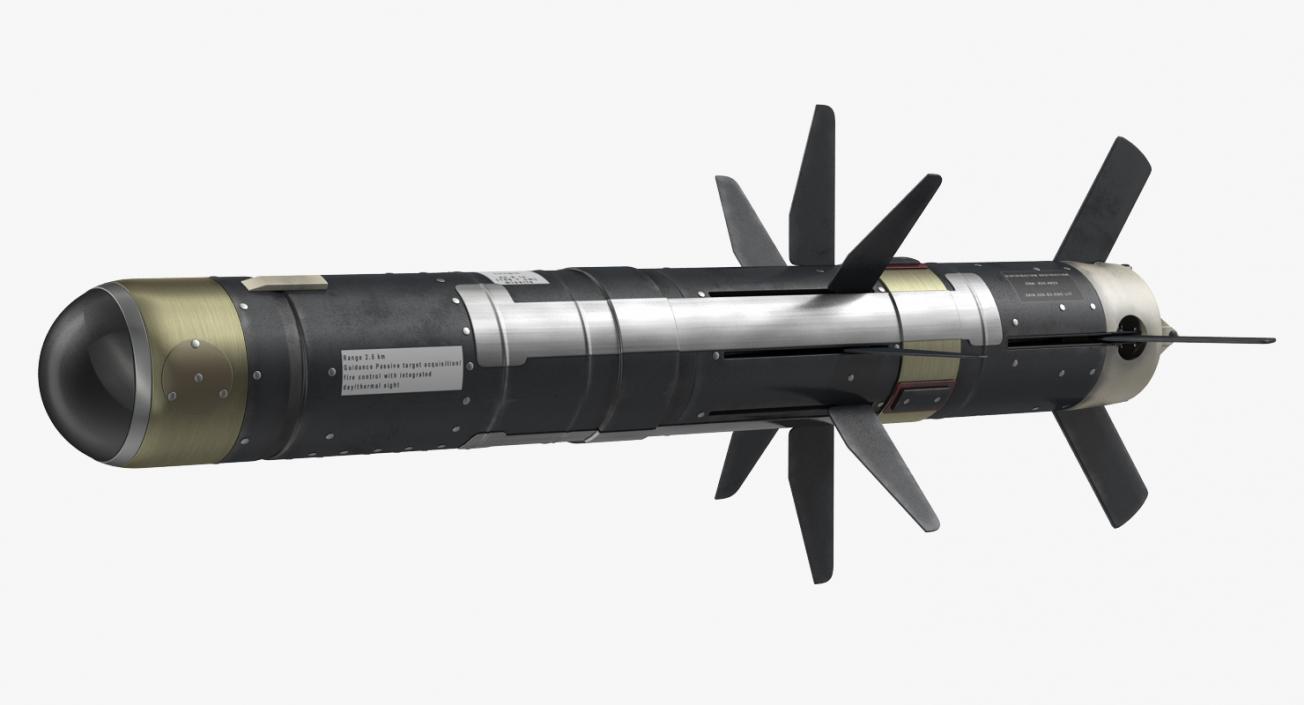 3D Millitary Missiles and Rockets Collection 3 model