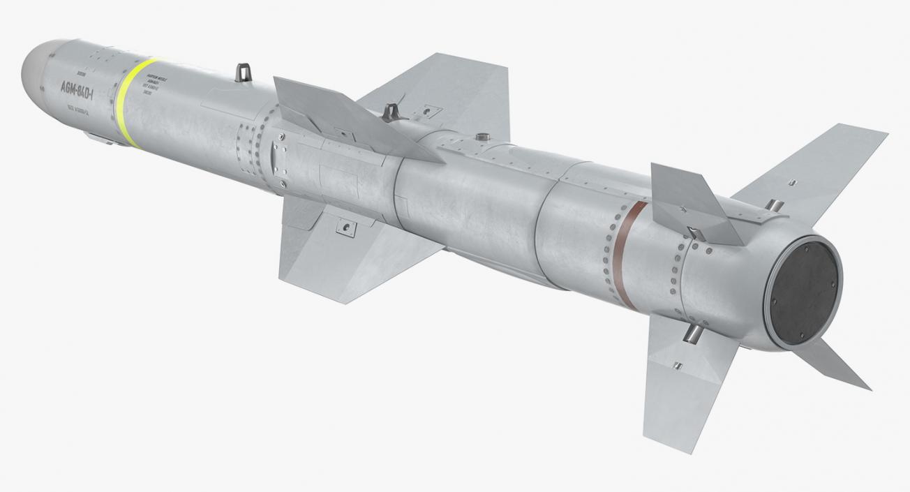 3D Millitary Missiles and Rockets Collection 3 model