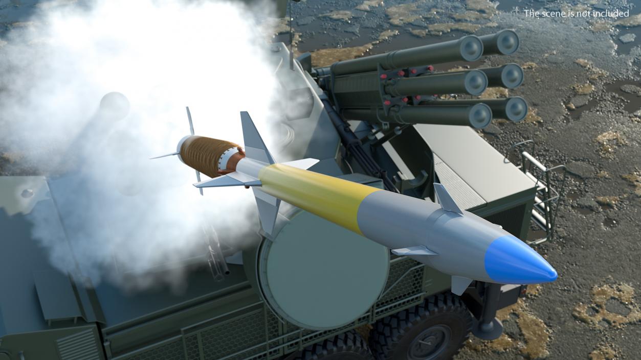 3D Millitary Missiles and Rockets Collection 3 model