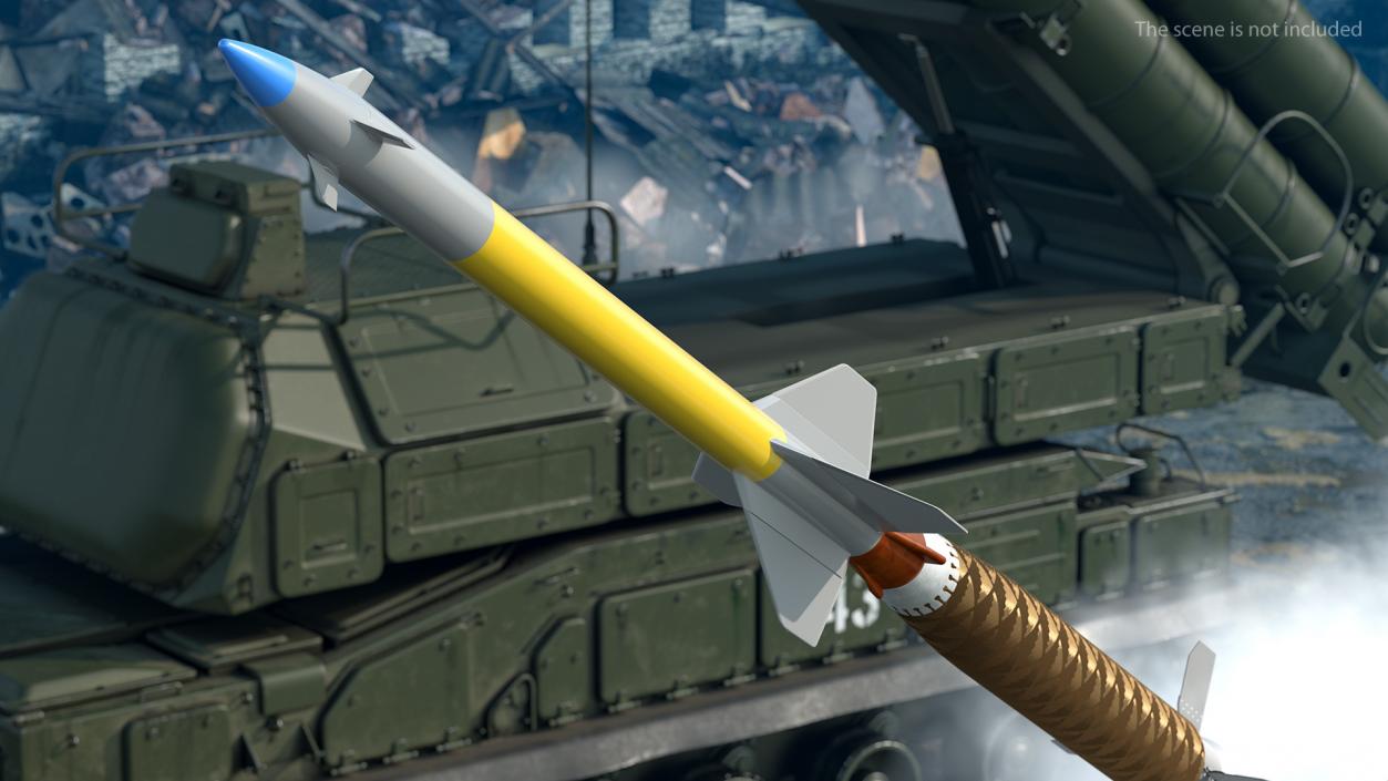 3D Millitary Missiles and Rockets Collection 3 model