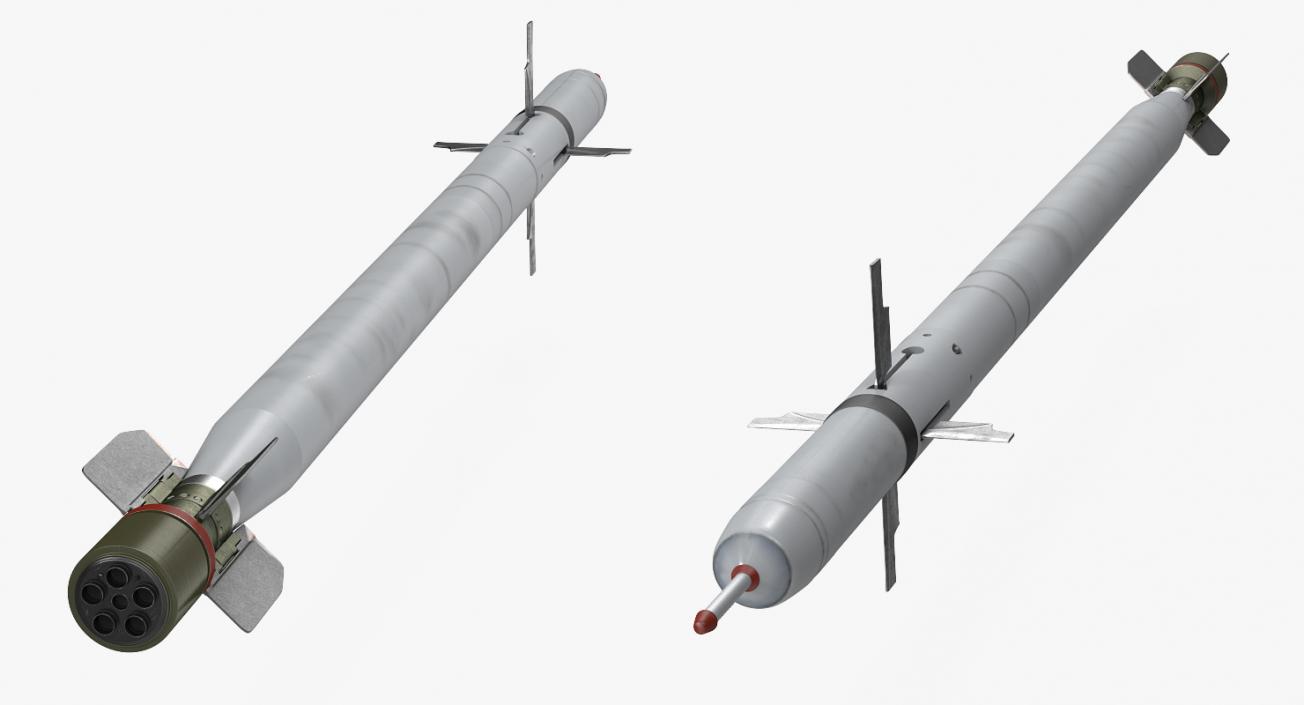 3D Millitary Missiles and Rockets Collection 3 model