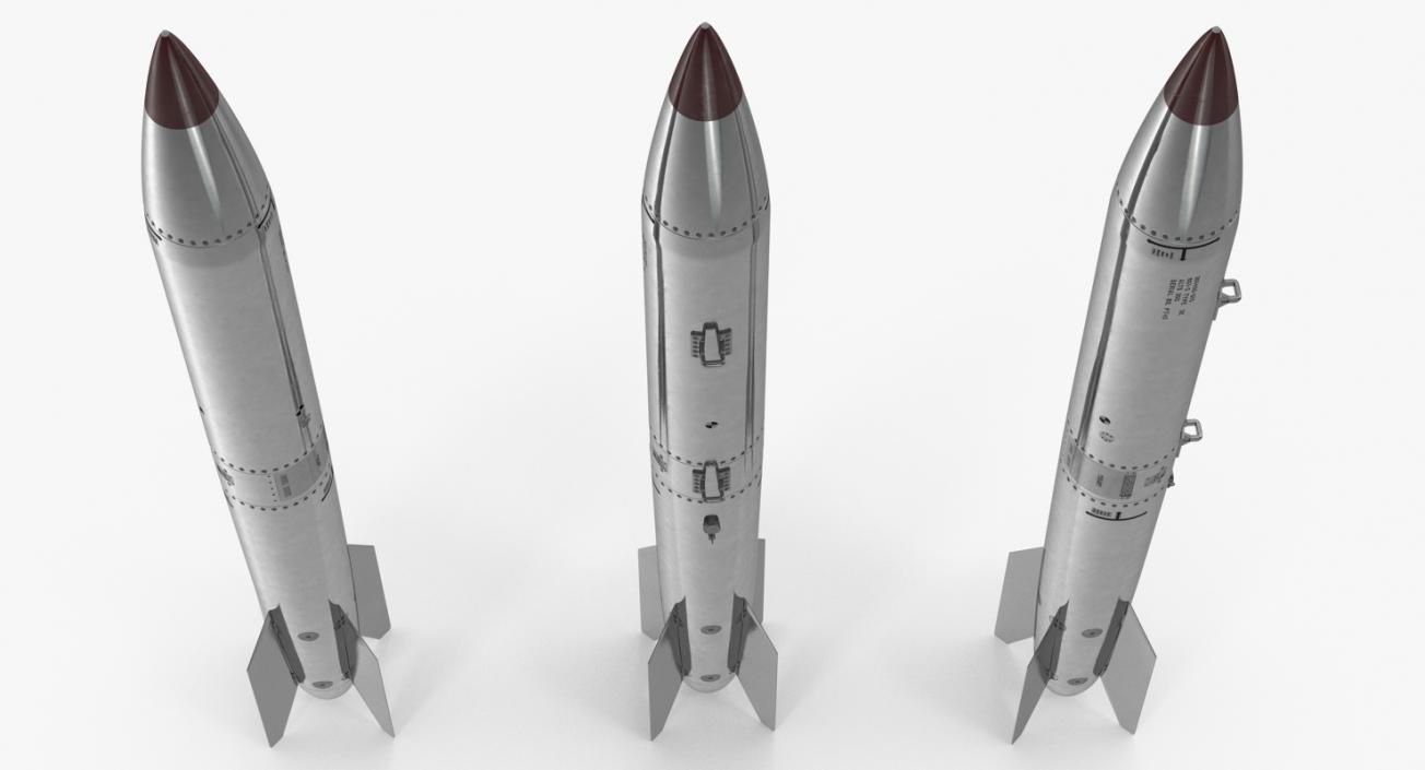 3D Millitary Missiles and Rockets Collection 3 model