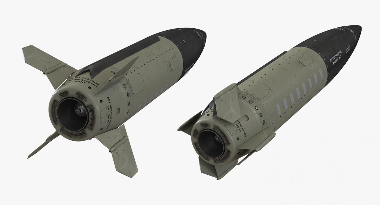 3D Millitary Missiles and Rockets Collection 3 model