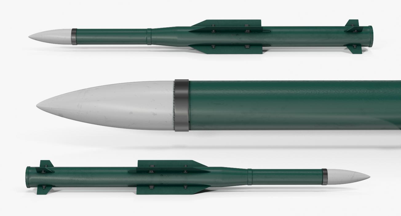 3D Millitary Missiles and Rockets Collection 3 model