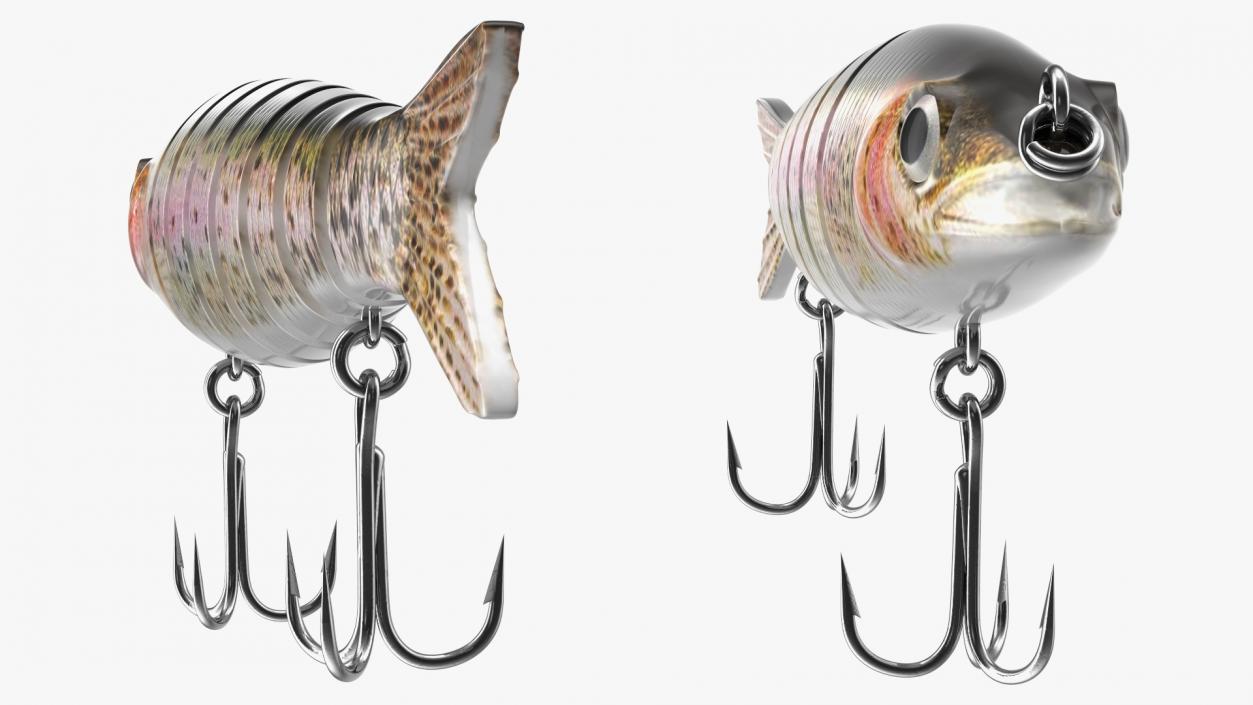 3D Slow Sinking Bionic Swimming Lure model