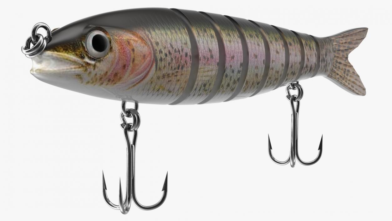 3D Slow Sinking Bionic Swimming Lure model