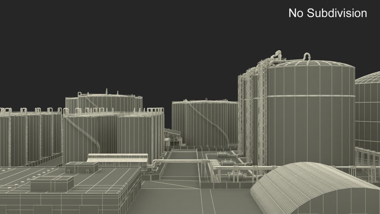 Liquefied Natural Gas Terminal 3 3D