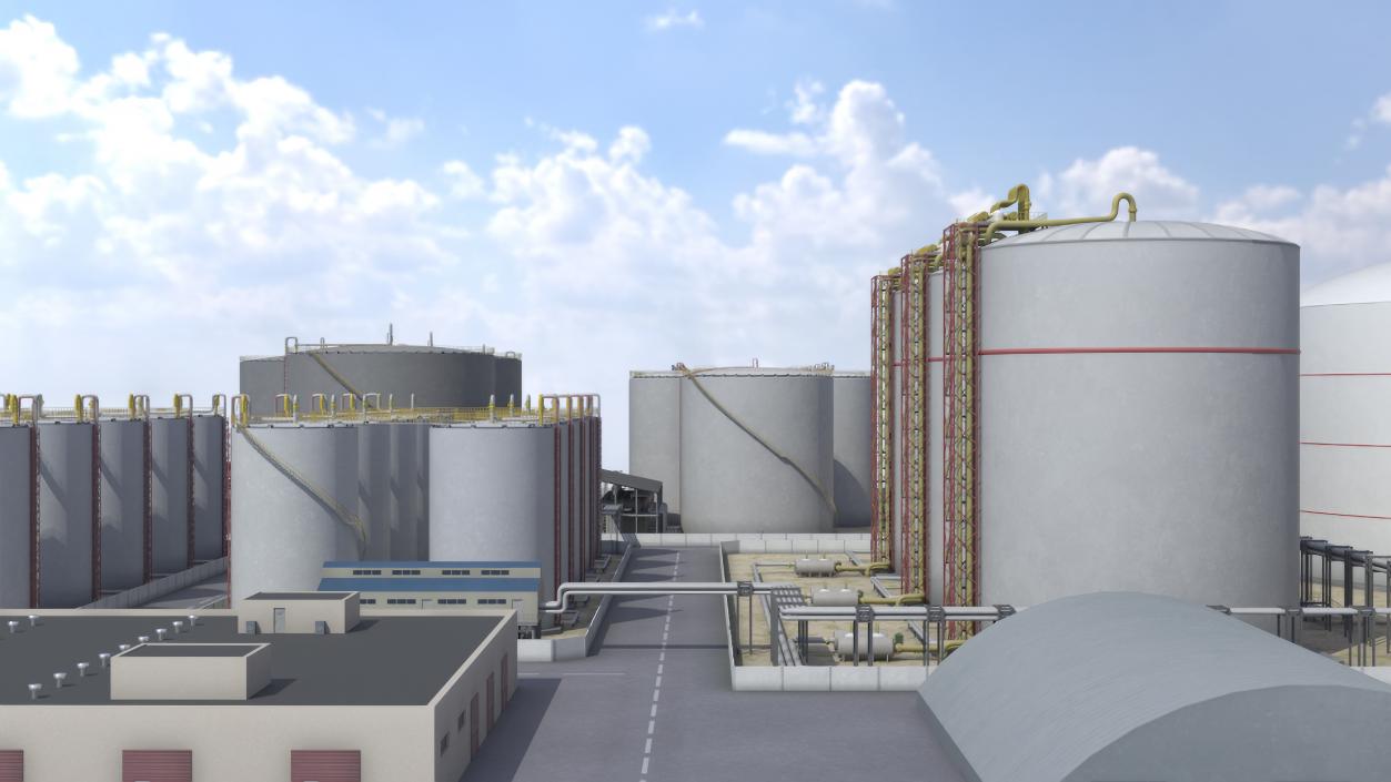 Liquefied Natural Gas Terminal 3 3D