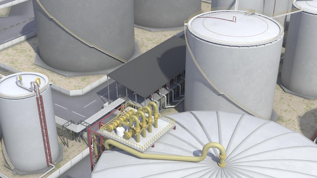 Liquefied Natural Gas Terminal 3 3D